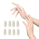 500pcs Ultra-Thin No. 3 Round Half Cover Nail Stickers Salon Exemption