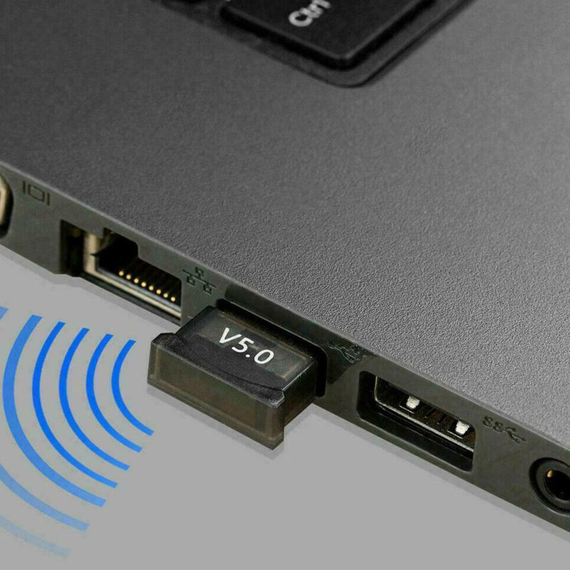 1Pcs Black Wireless USB Bluetooth-compatible Receiver Audio Adapter L5V1