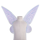 Kids Girls Fairy Wings Anti-fade Glitter Organza Princess Angel Wing (Blue)