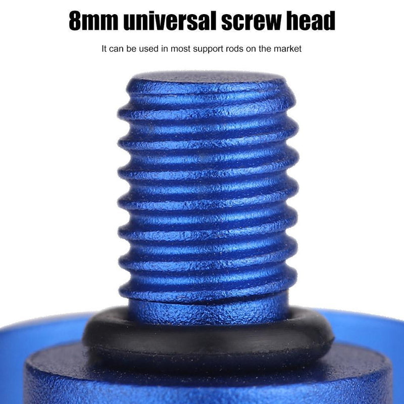 Automatic Rebound Fishing Pole Holder Rod Stand Support Head Tackle (Blue)