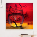 5D DIY Diamond Painting Abstract Cup Scenery Full Round Drill Mosaic Arts