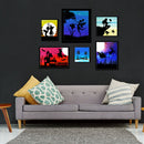 16 Sheets Plastic Art Painting Stencils Set Hollow Color Filling Template