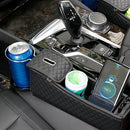 Universal Car Seat Crevice Storage Box Charger Center Dual USB Cup Rack Console