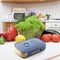 Drawer Type Egg Storage Box Home Refrigerator Fresh Keeping Holder (Blue) Newly