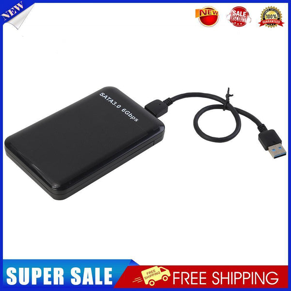 2.5 inch USB3.0 to SATA 3.0 HDD Hard Disk Drive External Case Box (Black)