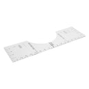 Ruler Alignment Aid Crew Neck Calibration DIY Sewing Clothing Tool T-Shirt
