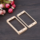2pcs Guitar Curved Humbucker Pickups Frames Holder Mounting Rings(Yellow) Newly