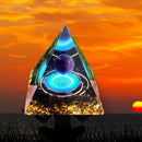 Orgonite Crystal Orgone Pyramid Reiki Energy Healing Chakra Yoga Meditation Gift