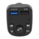 Player Kit Hands-Free 2USB PD Charger 5.0 Car Wireless FM Transmitter Adapter