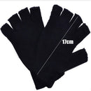 Elastic Novelty Black handwear Fingerless Gloves Half Finger Warm Knitted glove