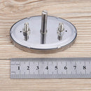 Oval Stainless Steel BBQ Grill Meat Thermometer Gauge Temperature