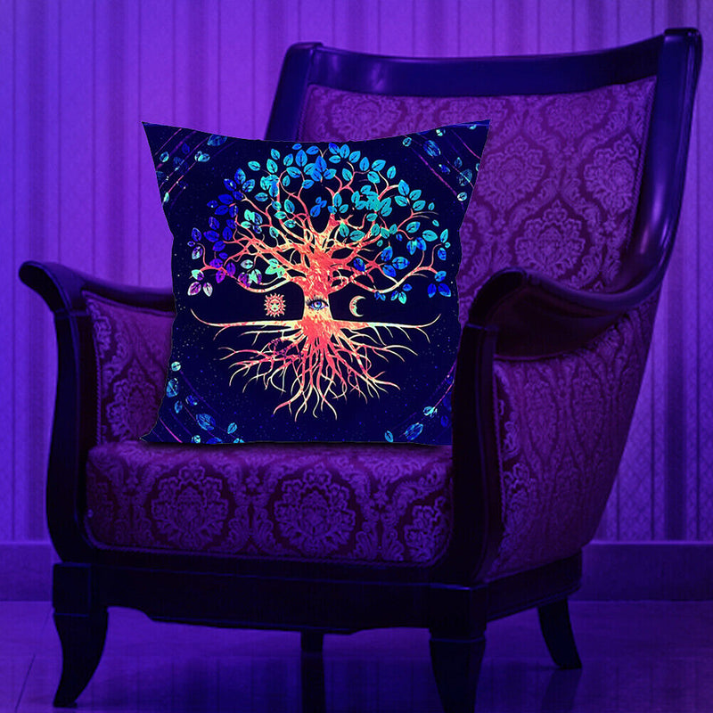 Fluorescent Pillowcase Quick-drying Bedroom Glowing Decorative Pillow Covers