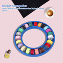 DIY Portable Bobbin Holder Silicone Round Needles Saver Sewing Tool (Blue) Newly