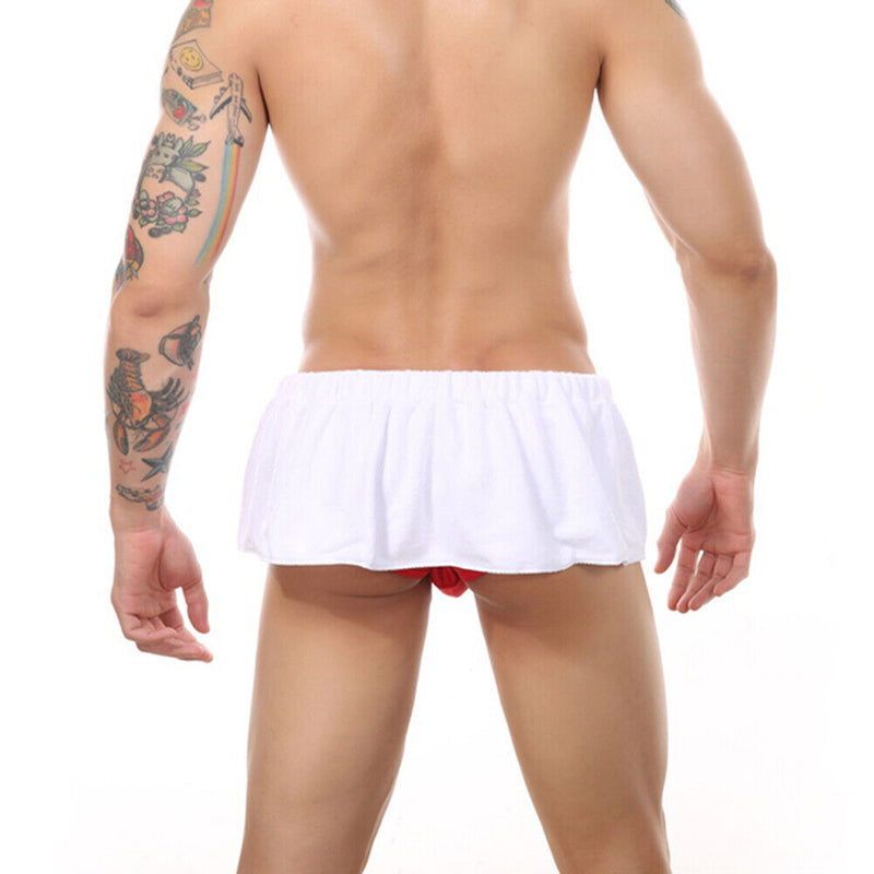 Microfiber Soft Wearable Bath Towel Short Pants Beach Gym Shorts (White) Newly