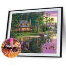 DIY House Square Diamond Mosaic Picture Art Diamond Painting Kit