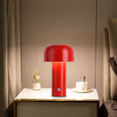 #A Mushroom Shaped Table Lamp Metal Rechargeable Bedside Desk Decorative Lights