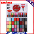 100pcs Assorted Colors Thread Set Hand Craft Sewing Machine Spool Bobbin Kit