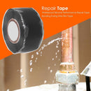 5x1.5m Waterproof Stop Leak Seal Repair Self-fluxing Adhesive Tape(Black)