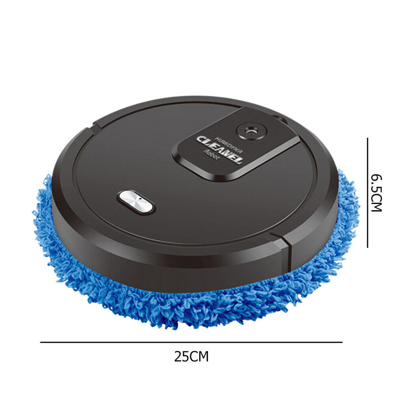 House Charging Vacuum Cleaner Rotary Mopping Machine Sweeping Robot (Black)