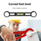 Mix Water Valve Curved Foot Level Shower Faucet Bath Tap Turn Ranging Tools