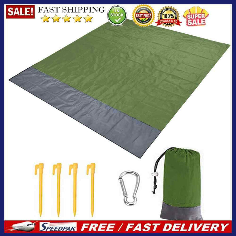 Waterproof Camping Mat Portable Outdoor Beach Folding Blanket Picnic Ground M