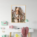 Girl by Garden Oil Paint By Numbers Kit DIY Home Decoration Gift Wall Pictures
