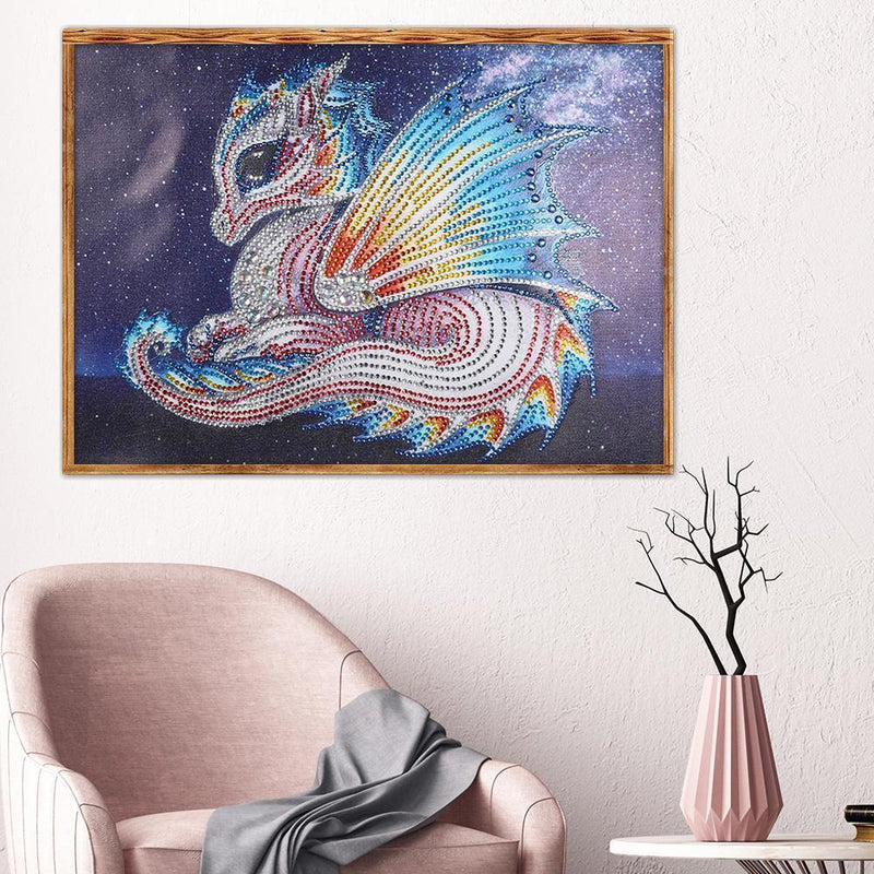 5D DIY Special Shaped Diamond Painting Dragon Cross Stitch Embroidery Kits