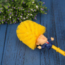 3pcs Creative Plastic Trump Toilet Brushes Bath Sink Nightstool Cleaner