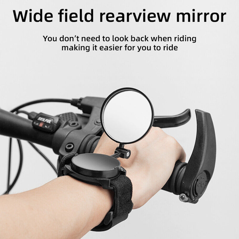 Bicycle Handlebar Mirror Rear Reflector MTB Bike Cycling Wrist Rearview Mir