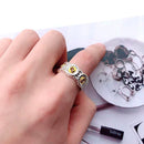 Jewelry Gothic Adjustable Open Flower Ring Daisy Rings Wedding Rings For Women