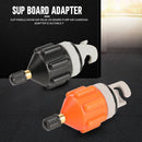 2x Rowing Boat Air Valve Kayak Paddle Board Pump Adapter (Black+Orange) Newly