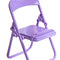 Mini Mobile Holder Creative Folding Chair Table Cell Phone Stand (Purple) Newly