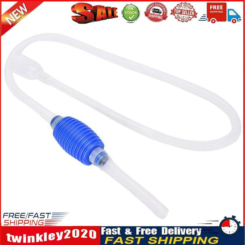Manual Fish Tank Water Changer Cleaning Gravel Fecal Aquarium Siphon Pipe Newly