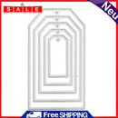 Metal Cutting Dies Circle Frame Stencils DIY Scrapbooking Paper Cards Die Cuts