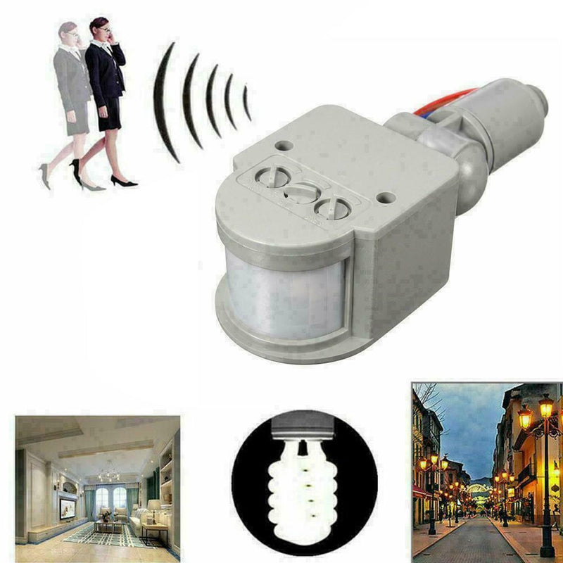 180°LED Outdoor 110-220V Infrared PIR Motion Sensor Light Hot Wall H2S9 C8G3