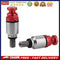 1 Pair M5x0.8mm Fork Air Bleeder Valves for Motocross Dirt Bike (Red)