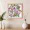 Diamond Painting Partial Special Drill Birds and Flowers Picture of Rhinest