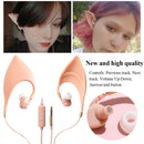Elves Built In Mic Stereo Fairy Earbuds Elf Ears Earphone In-Ear Headphone