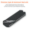 M.2 Solid State Hard Disk Heatsink Heat Radiator for PCIE 2280 SSD (Black)
