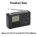 SOS FM/AM Portable Solar Panel Large Battery Radio Outdoor Solar Hand Crank