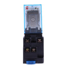 220V 10A LY2NJ Mini 8 Pin Coil Power Electric Relay With Socket Base Black