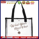 Casual Beach Transparent Large Capacity Handbag PVC Waterproof Portable Tote Bag