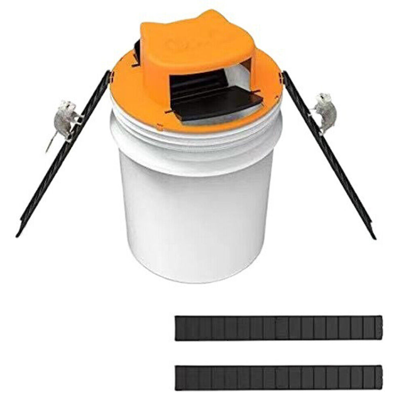 Cat Head Smart Mouse Rat Trap Flip N Slide Bucket Lid Door Mousetrap (2pcs)