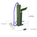 Portable Camping Water Filter Emergency Survival Safety Water Purifier Pump Kit
