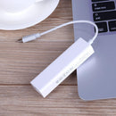 10GBPS USB 3.1 Type-C HUB RJ45 USB LAN Adapter Wired NIC Hub Adapter