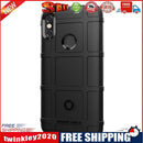 Drop-Proof Soft TPU Shell Cover Case for Moto P30 Note Protector (Black)
