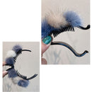 Claw Hairpins Plush Head Clips Plush Ball Scrunchies Ponytail Holder Hairpins