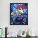 Fish Tail 5D DIY Special Shaped Diamond Painting Cross Stitch Kits Wall Decor