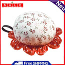 Pastoral Flower Shape Round Pin Cushion Cloth Needle Storage Holder Sewing Tools