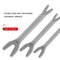 Long Handle Serrated V Groove Wrench Double Head Open End Repair Spanner Newly